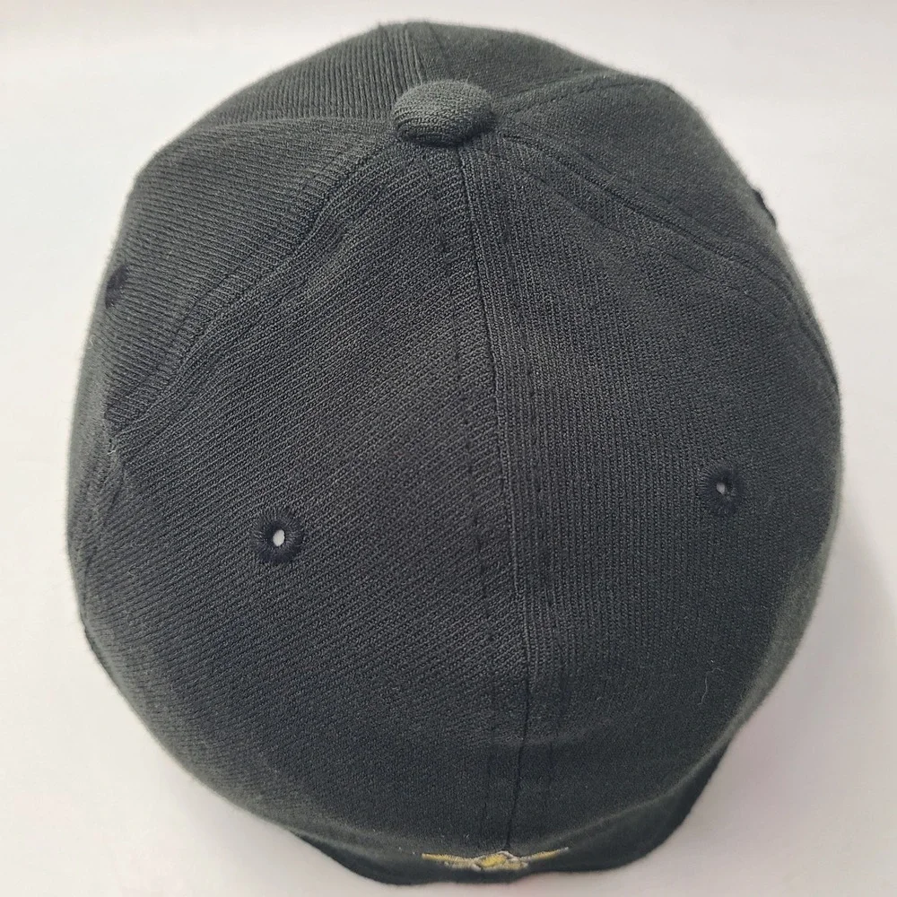 New Orleans Saints Hat Fitted S-M New Era 39Thirty Black Gold NFL Football Men‎